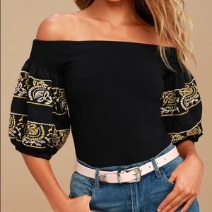 Free People Rock With It Embroidered
